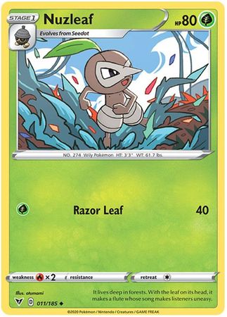 Nuzleaf - 11/185 - Uncommon - King Gaming 