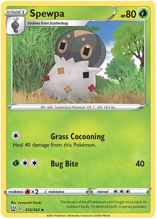 Spewpa - 12/163 - Uncommon - King Gaming 