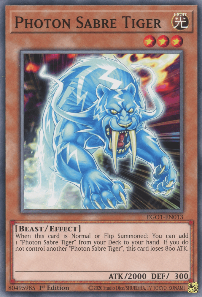 Photon Sabre Tiger - NM Common King Gaming