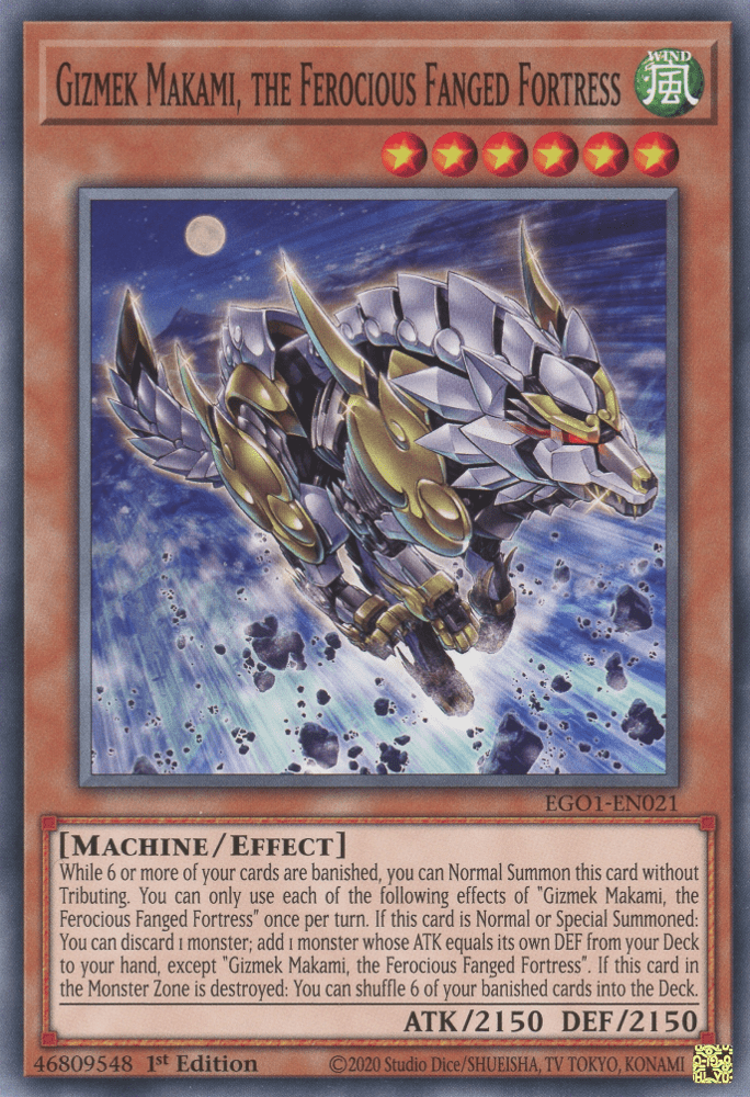Gizmek Makami, The Ferocious Fanged Fortress - NM Common King Gaming