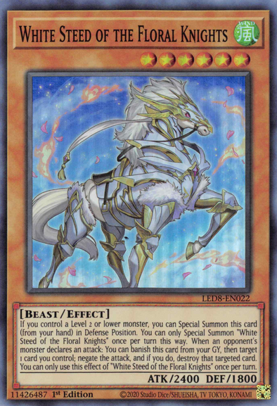 White Steed of The Floral Knights - Super Rare - Yu-Gi-Oh - King Gaming 