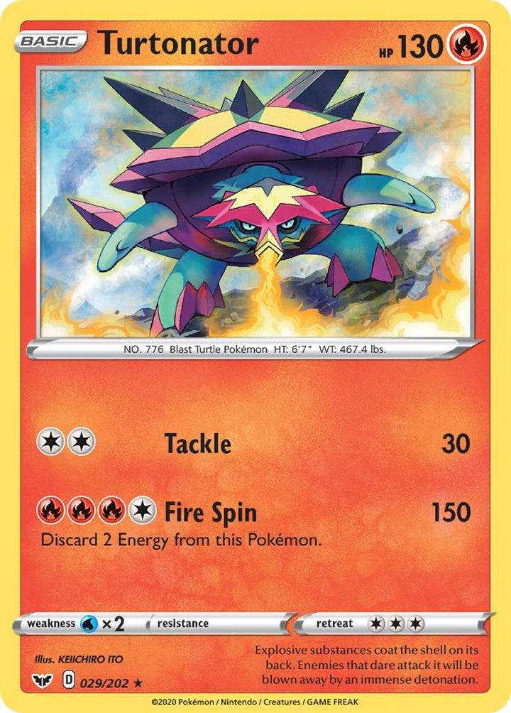 Turtonator - 29/202 - NM Rare King Gaming