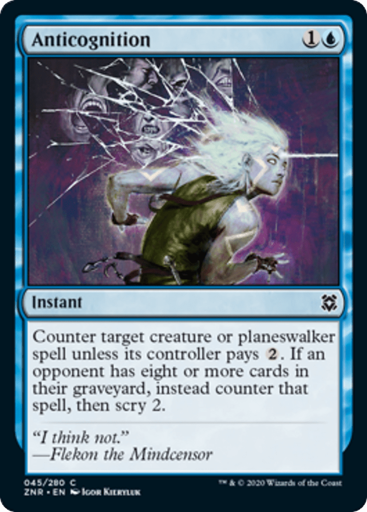 Anticognition  - NM - C King Gaming