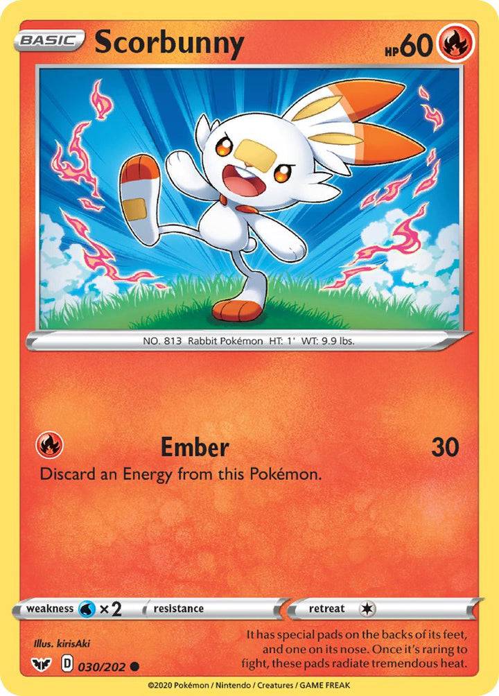 Scorbunny - 30/202 - Uncommon King Gaming