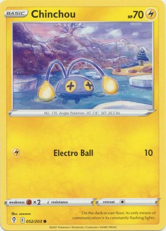 Chinchou - 52/203 - Common - King Gaming 