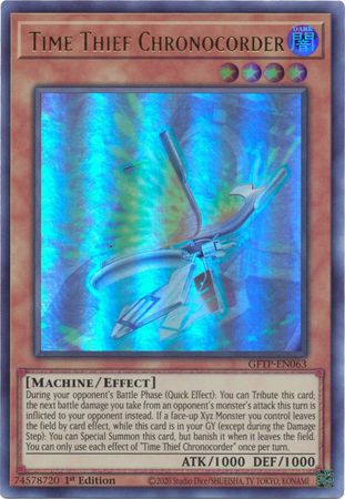 Time Thief Chronocorder - Ultra Rare - King Gaming 