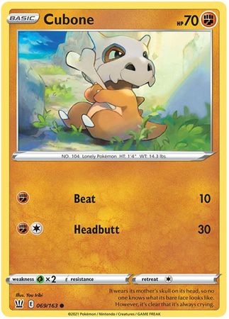 Cubone - 69/163 - Common - King Gaming 