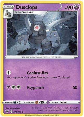 Dusclops - 70/185 - Uncommon - King Gaming 
