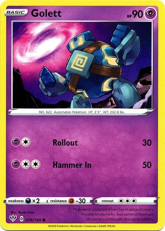 Golett - 76/189 - Common - King Gaming 