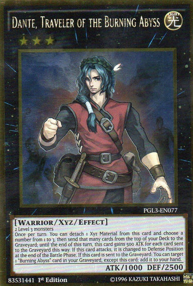 Dante, Travbler of The Burning Abyss - Gold Rare - King Gaming 
