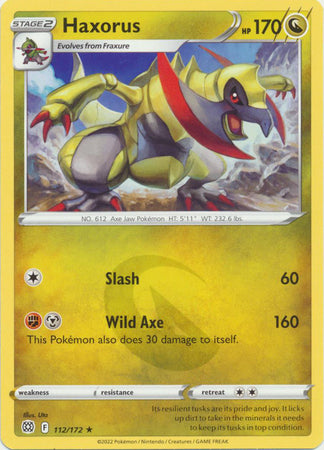 Haxorus - 112/172 - Rare - King Gaming 