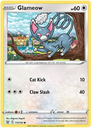 Glameow - 115/163 - Common - King Gaming 