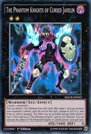 The Phantom Knights of Cursed Javelin - Super Rare - Yu-Gi-Oh - King Gaming 
