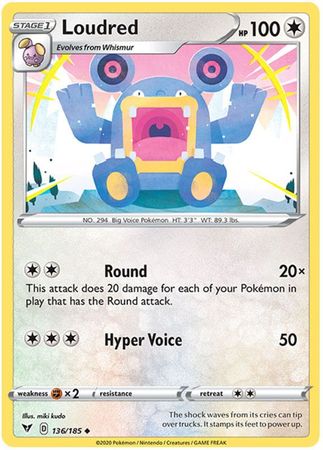 Loudred - 136/185 - Uncommon - King Gaming 