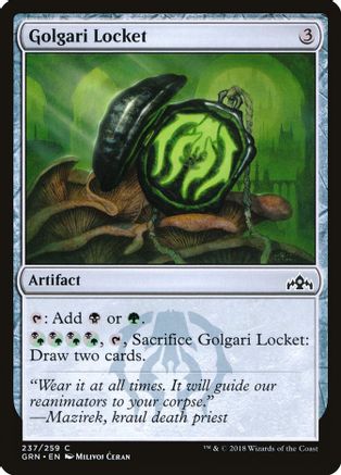 Golgari Locket - #237 - Common - King Gaming 