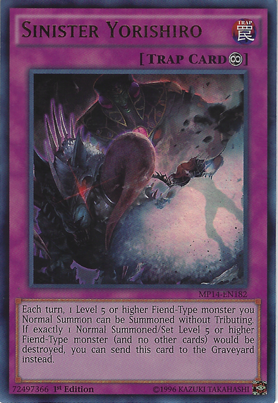 Sinister Yorishiro - Ultra Rare - King Gaming 
