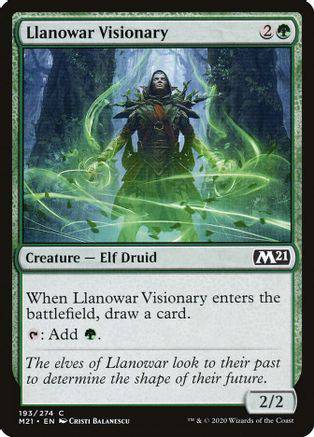 Llanowar Visionary - C #193 King Gaming