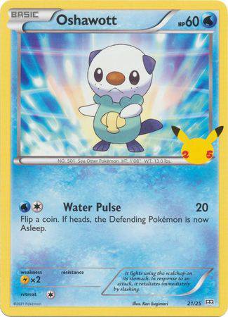 Oshawott - 21/25 - NM Promo King Gaming