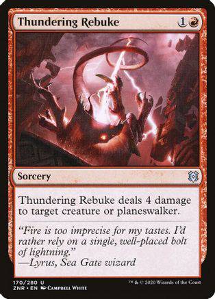 Thundering Rebuke - U #170 King Gaming