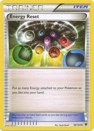 Energy Reset - 98/124 - NM Uncommon King Gaming