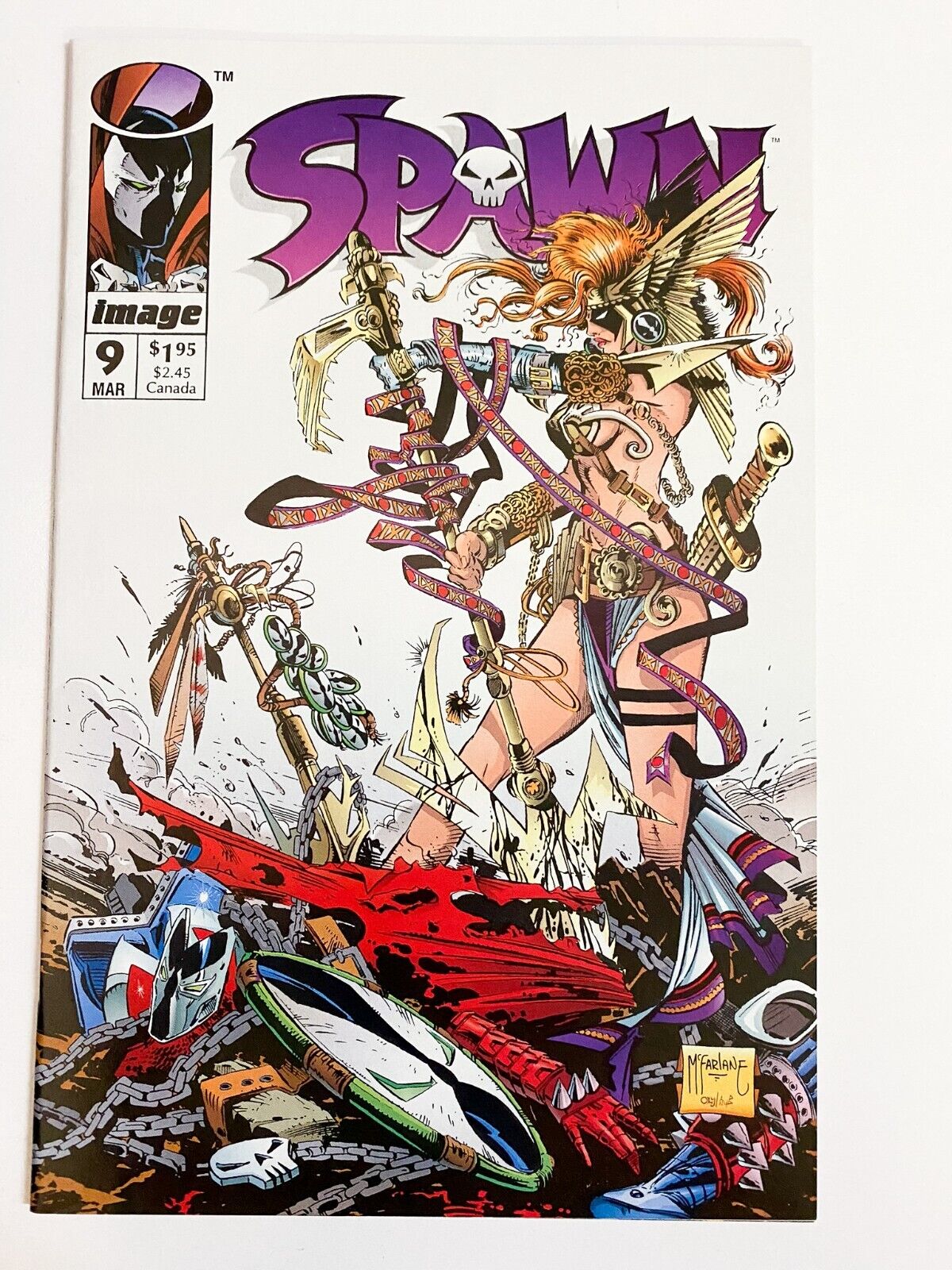 Spawn 9 Image 1993 1st Print 1st app Angela - King Gaming 