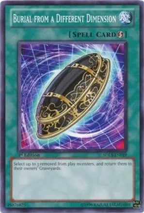 Burial From A Different Dimension - Common - Yu-Gi-Oh King Gaming