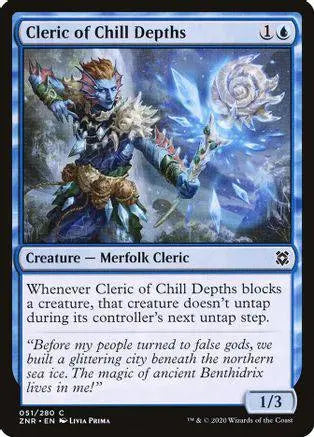 Cleric of Chill Depths #61 - C - Magic TCG King Gaming