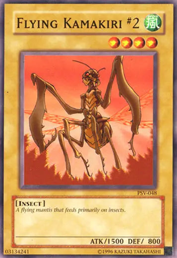 Flying Kamakiri #2 - Common - Yu-Gi-Oh King Gaming