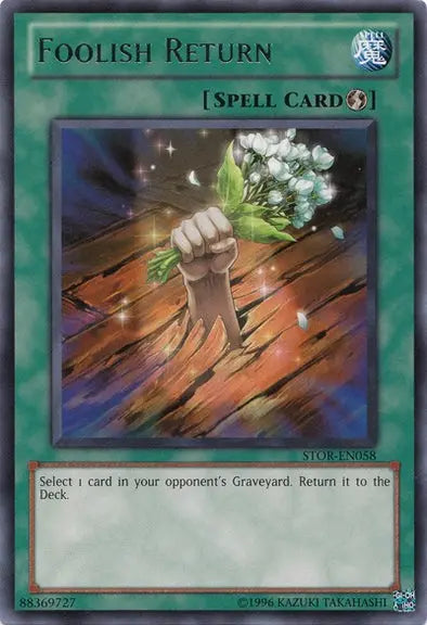 Foolish Return - Rare - Yu-Gi-Oh King Gaming