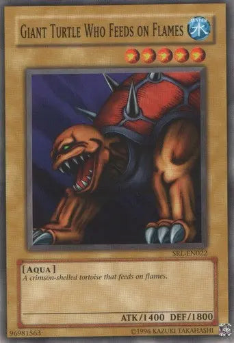 Giant Turtle Who Feeds On Flames - Common - Yu-Gi-Oh King Gaming