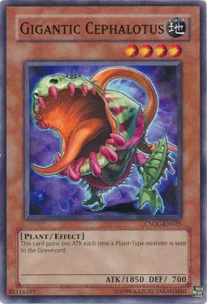 Gigantic Cephalotus - Common - Yu-Gi-Oh King Gaming