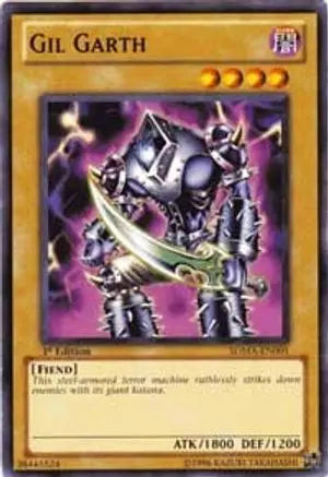 Gil Garth - Common - Yu-Gi-Oh King Gaming