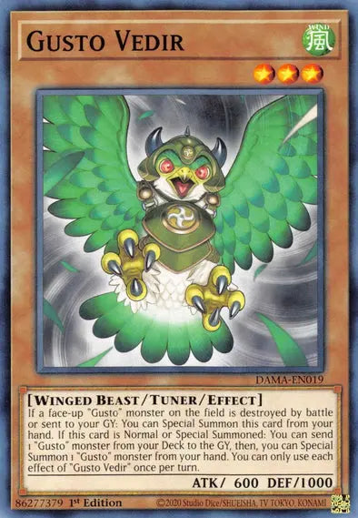 Gusto Vedir - Common - Yu-Gi-Oh King Gaming