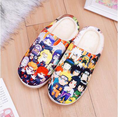 Japanese Anime Doragon Boru Shoes  Goku Winter Warm Plush Men Women Shoes King Gaming