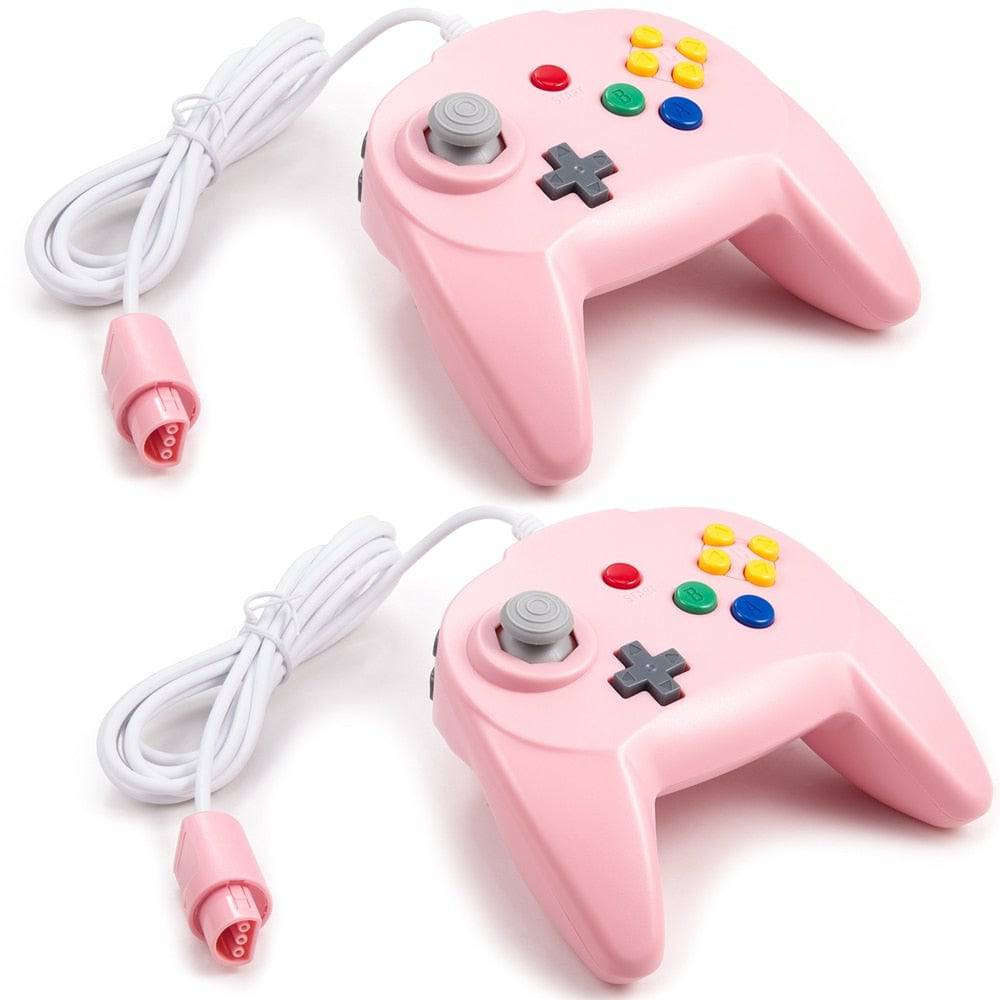 [New Version] 2 Pack for N64 Controller, Mini Game pad Joystick for N 64 Console- Plug & Play (Design from Japan) King Gaming