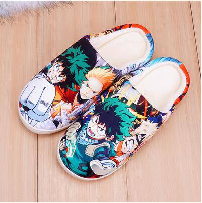 Japanese Anime Doragon Boru Shoes  Goku Winter Warm Plush Men Women Shoes King Gaming