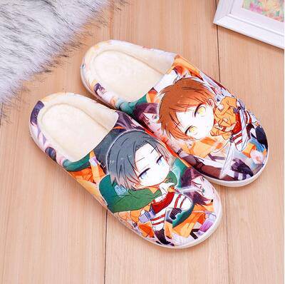 Japanese Anime Doragon Boru Shoes  Goku Winter Warm Plush Men Women Shoes King Gaming