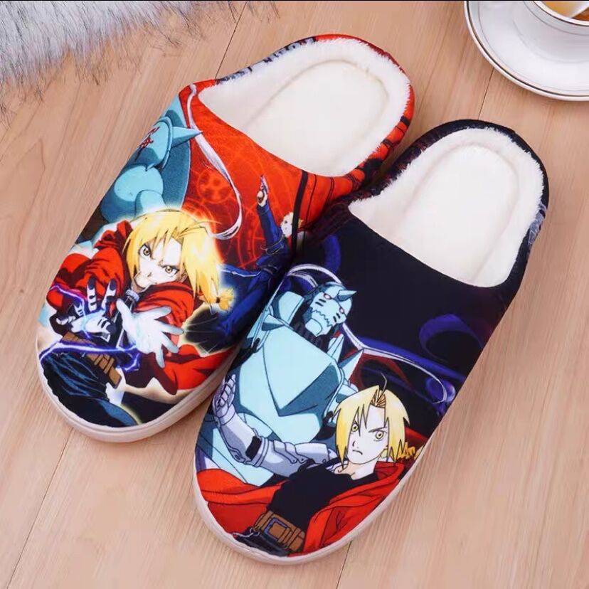 Japanese Anime Doragon Boru Shoes  Goku Winter Warm Plush Men Women Shoes King Gaming