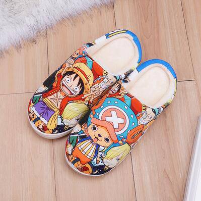 Japanese Anime Doragon Boru Shoes  Goku Winter Warm Plush Men Women Shoes King Gaming