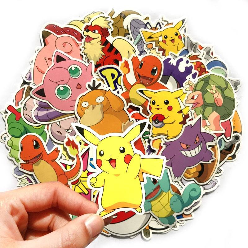 80pcs/lot Do Not Repeat PVC Sticker Anime Laptop Stickers For Kids King Gaming