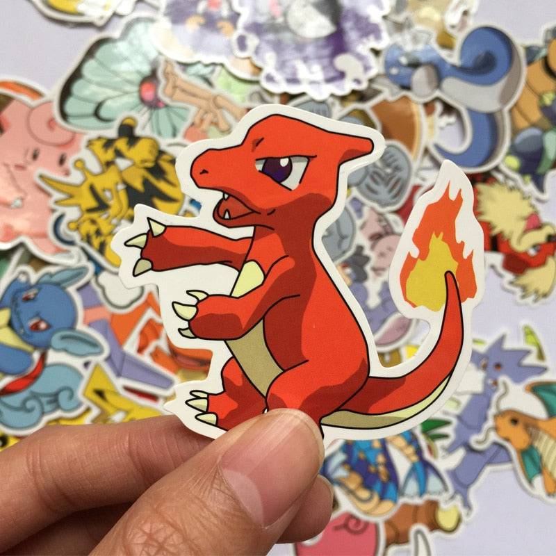 80pcs/lot Do Not Repeat PVC Sticker Anime Laptop Stickers For Kids King Gaming