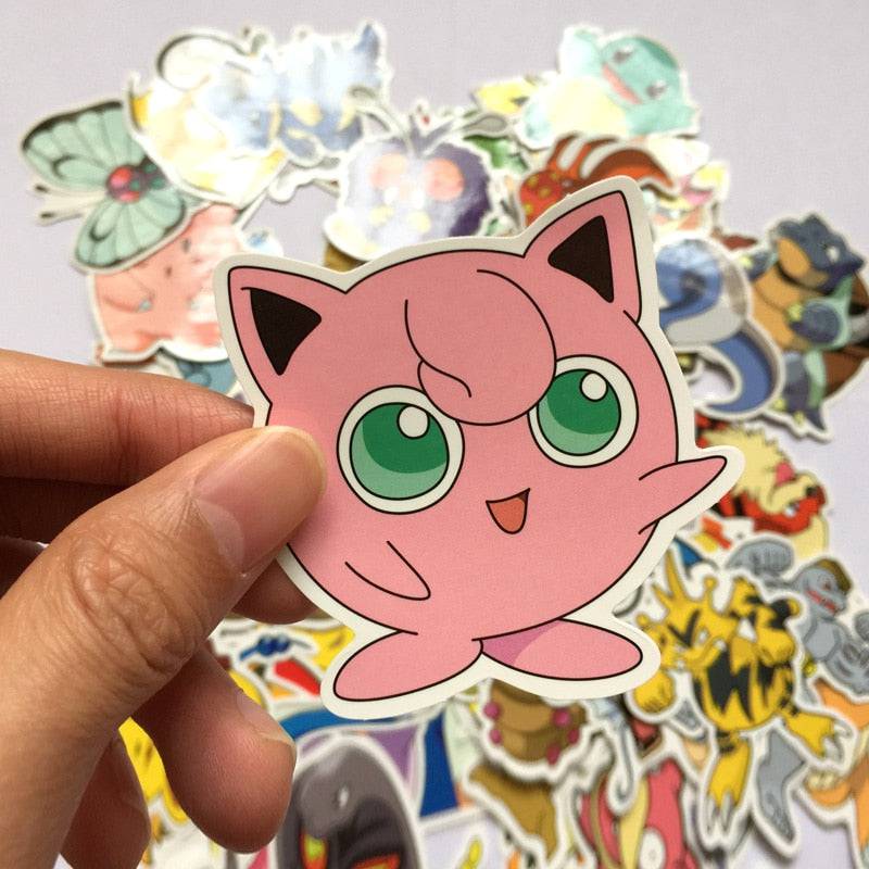 80pcs/lot Do Not Repeat PVC Sticker Anime Laptop Stickers For Kids King Gaming