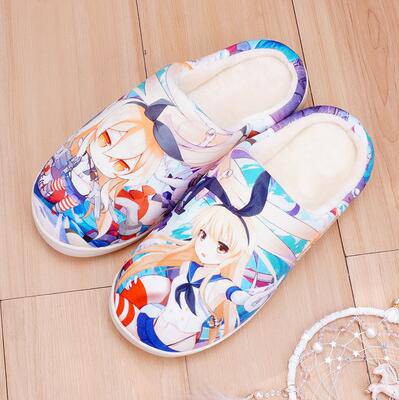Japanese Anime Doragon Boru Shoes  Goku Winter Warm Plush Men Women Shoes King Gaming