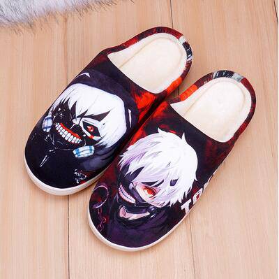 Japanese Anime Doragon Boru Shoes  Goku Winter Warm Plush Men Women Shoes King Gaming