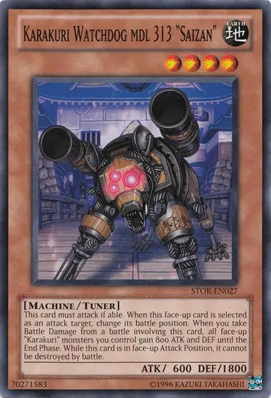 Karakuri Watchdog MDL 313 "Saizan" - Common - Yu-Gi-Oh King Gaming