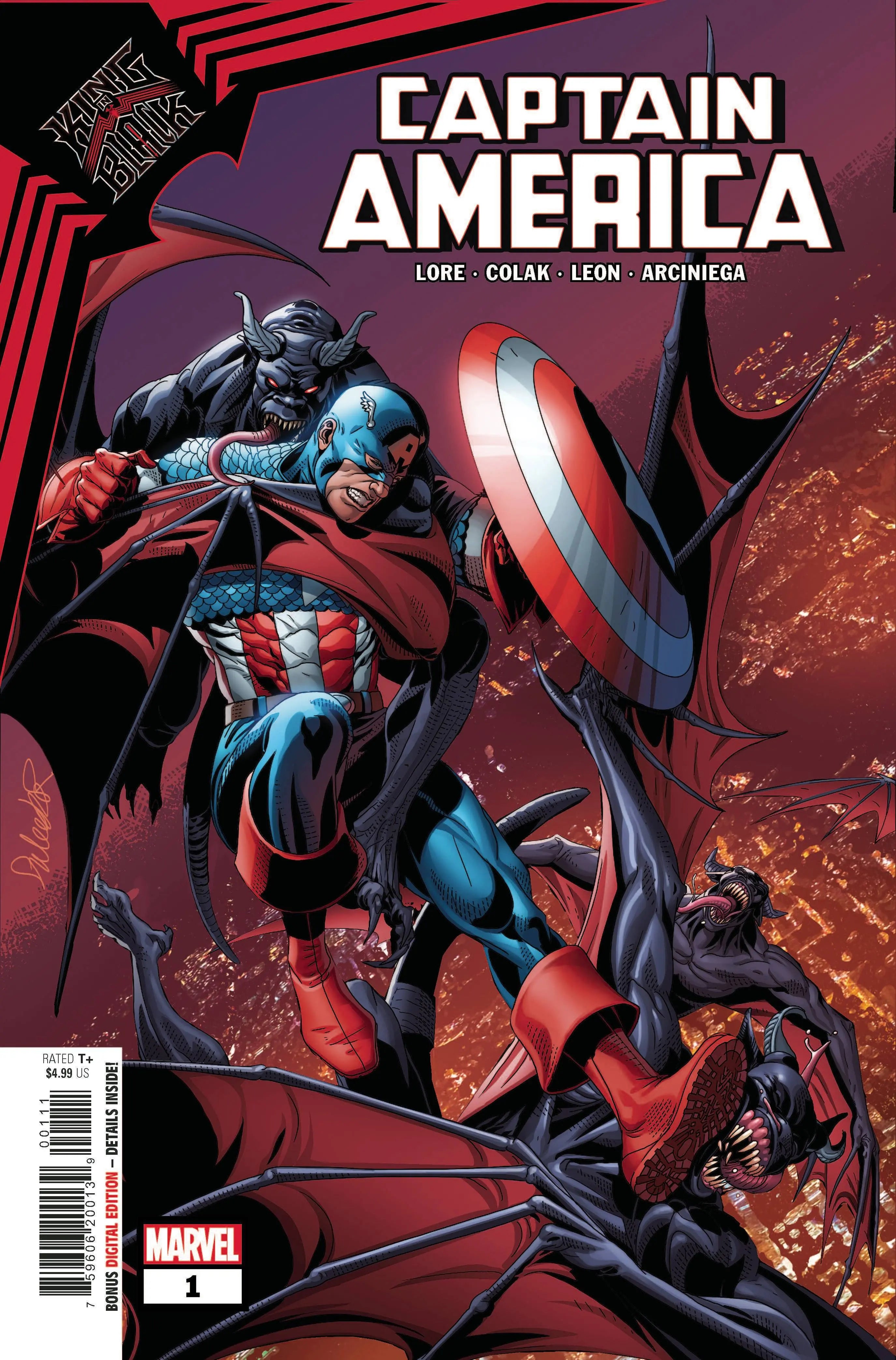 King In Black Captain America #1 King Gaming