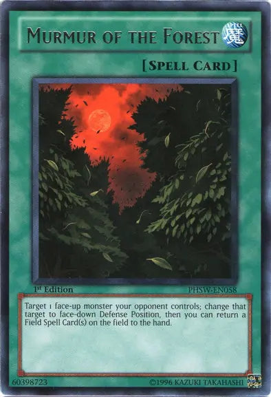 Murmur Of The Forest - Rare - Yu-Gi-Oh King Gaming