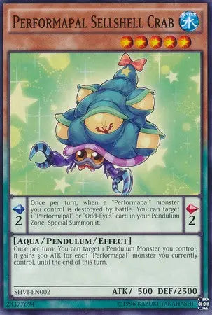 Performapal Sellshell Crab - Common - Yu-Gi-Oh King Gaming