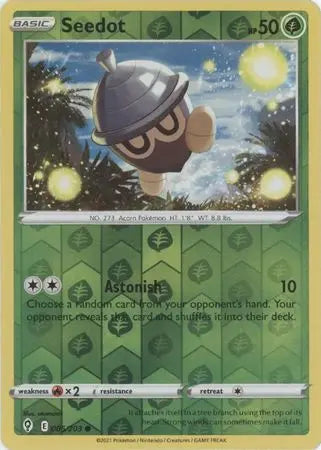 Seedot - 5/203 - Common - Reverse Holo King Gaming