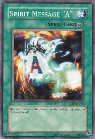 Spirit Message "A" - Common - Yu-Gi-Oh King Gaming